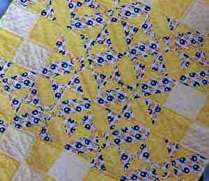 football baby quilt