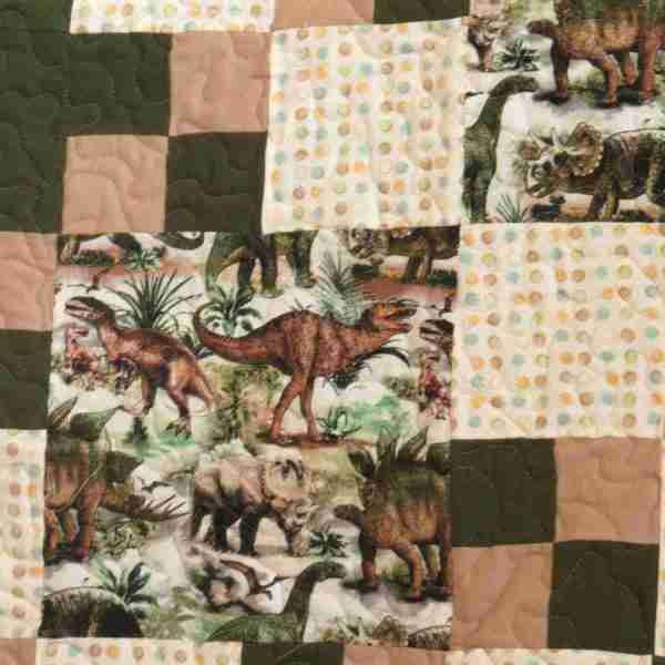 World of Dinosaurs Baby Quilt - Image 11