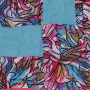 Handmade with Color Baby Quilt