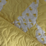 Yellow-Duck-Backing quilt binding