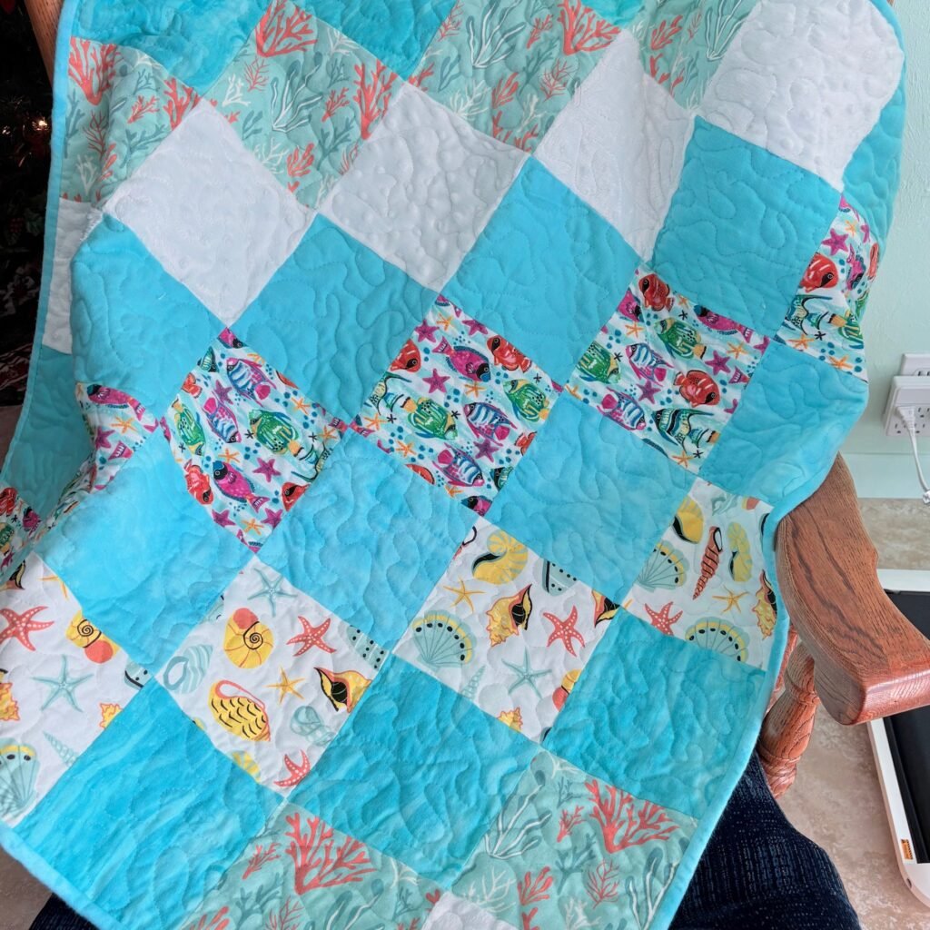 How to lay out quilt sqaures