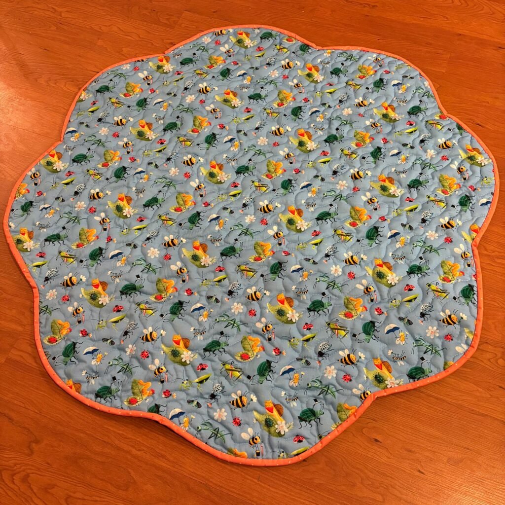quilted baby mat for boys