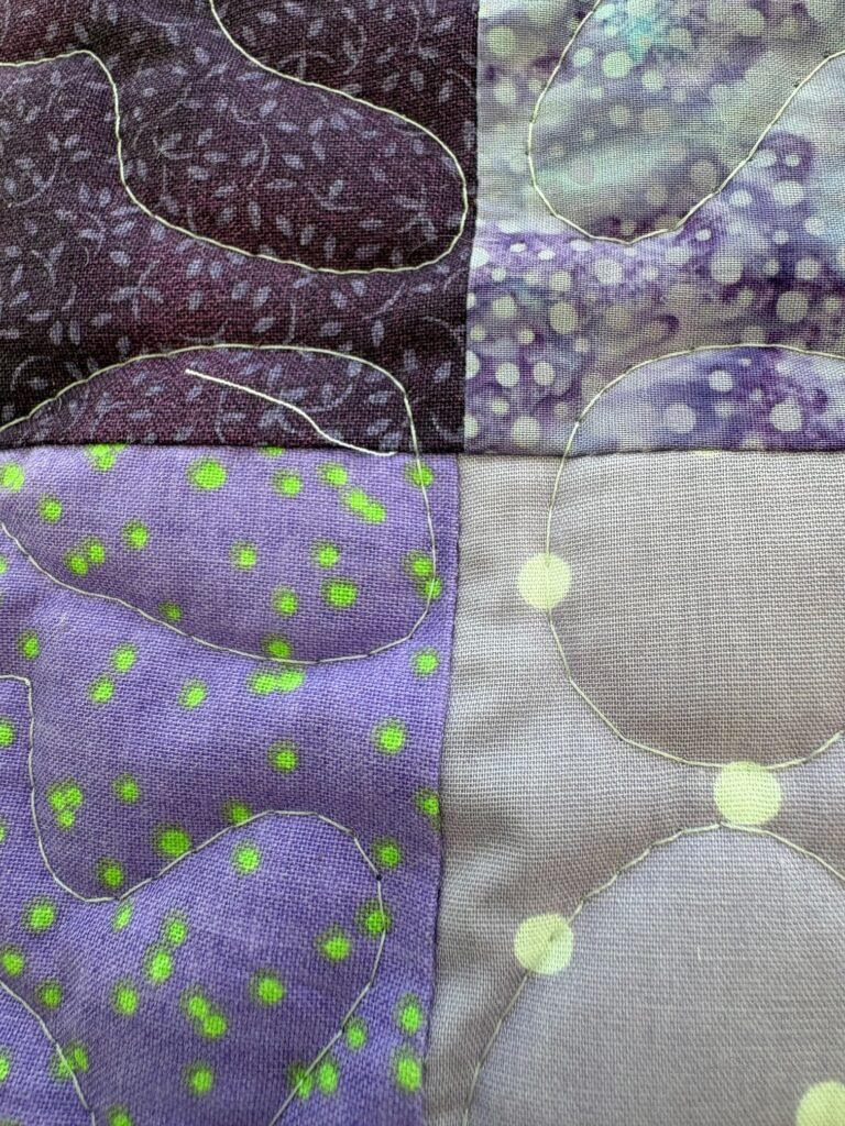 check handmade baby quilt before washing